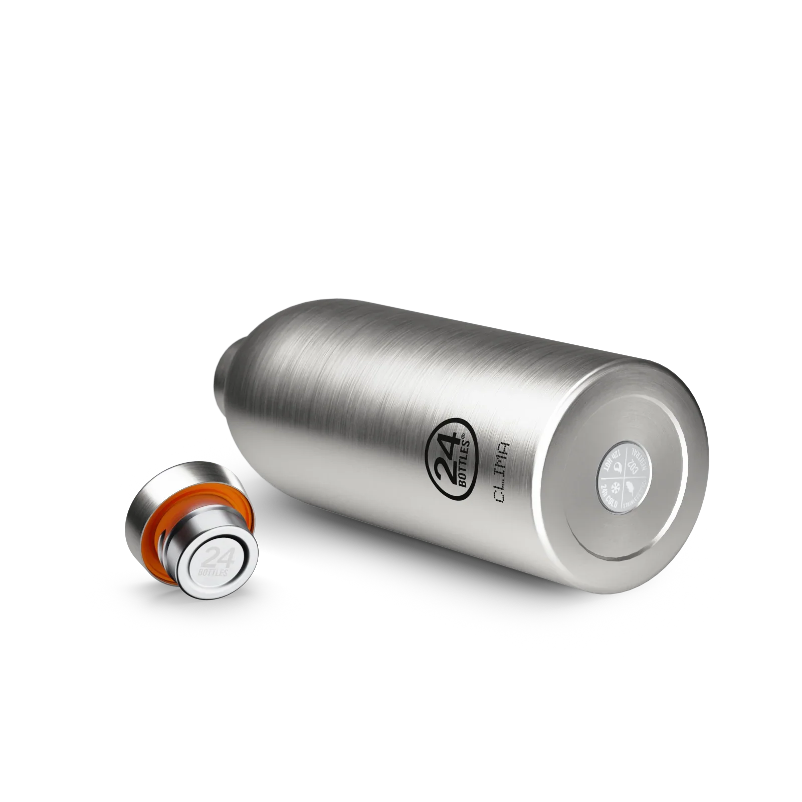 24Bottles Clima Bottle - Brushed Steel - 850 ml - Tashqila 24Bottles Clima Bottle - Brushed Steel - 850 ml - Tashqila